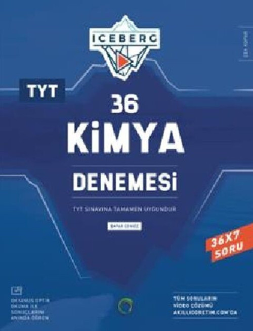 Okyanus Yayınları TYT Kimya Iceberg 36 Deneme