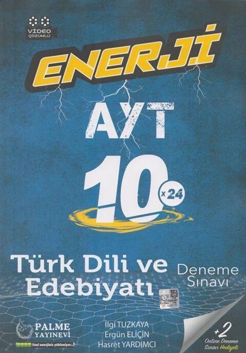 Palme Yayınları AYT Türk Dili ve Edebiyatı Enerji 10x24 Deneme Sınavı