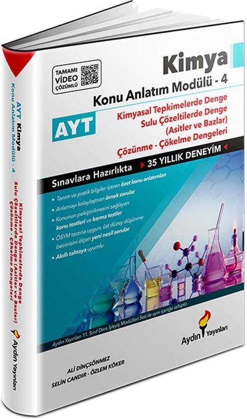Aydın Yayınları AYT Kimya Konu Anlatım Modülü 4