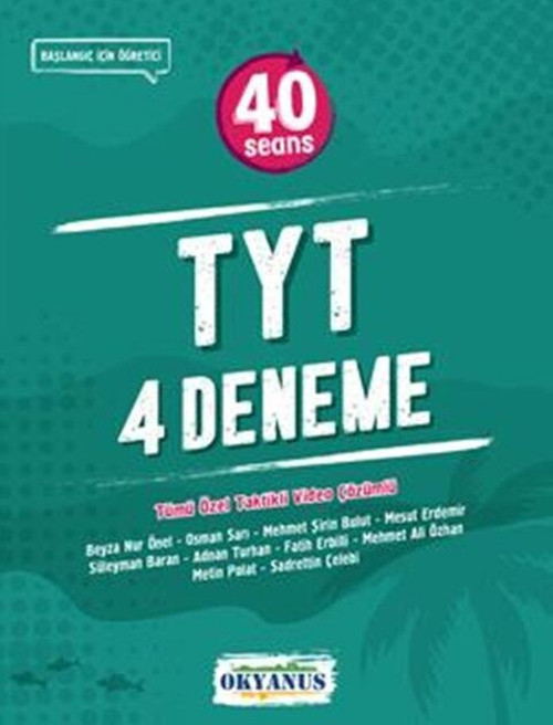 Okyanus Yayınları TYT 40 Seans 4 lü Deneme