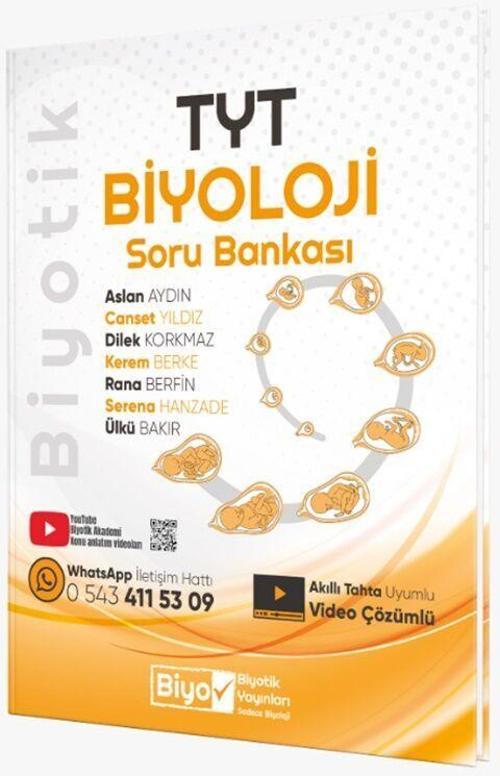 Biyotik Yayınları TYT Biyoloji Biyotik Soru Bankası
