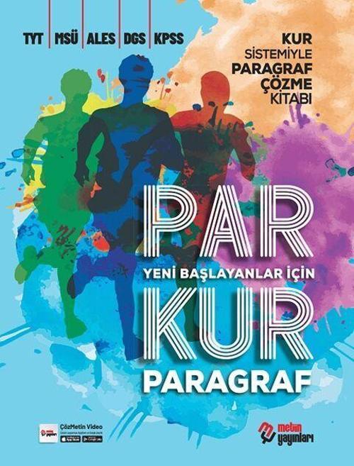 Metin Yayınları TYT KPSS ALES MSÜ Parkur Paragraf Soru Kitabı