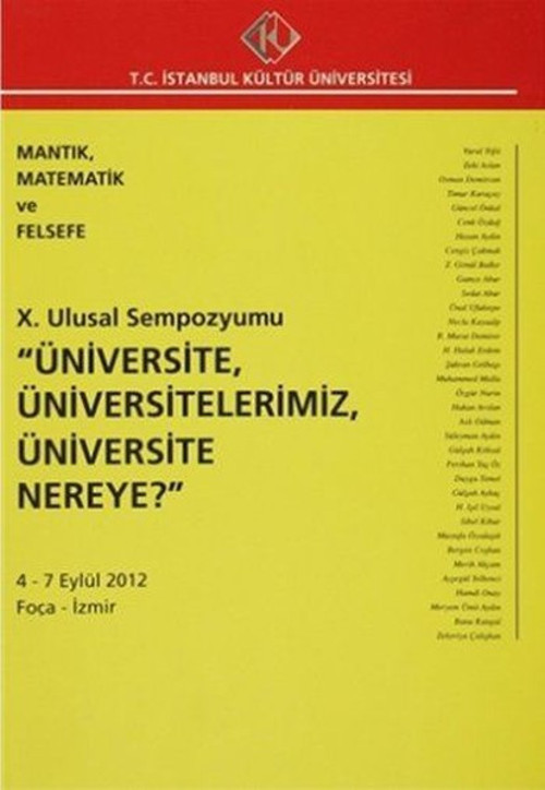 MantıkMatematik ve Felsefe 10.Ulusal Sempozyumu