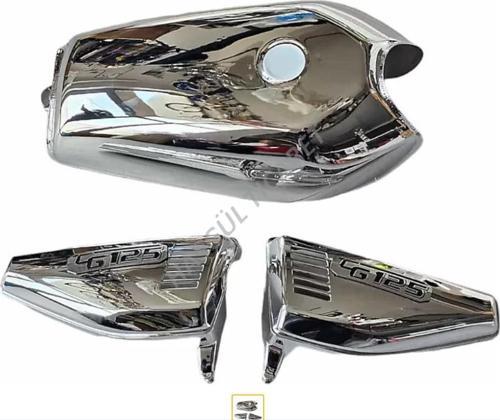 Motorsiklet Cg 125 150  Nikel Depo Kapak set cg modellere uygun Set