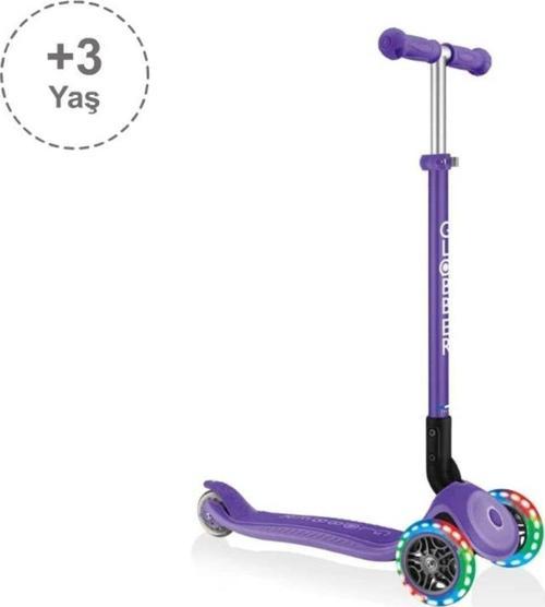 Primo Plus Katlanabilir Işıklı Scooter - Mor