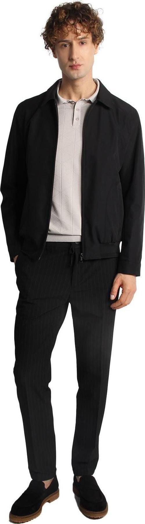 Erkek Siyah   Baharlık Mont