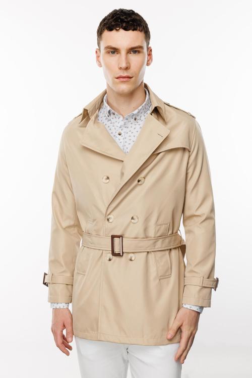 Erkek Bej   Trench