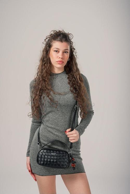 Siyah Kadın El ve Omuz Çantası 17830