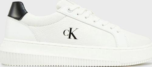 Logolu Deri Sneaker Ayakkabı Yw0Yw0176901W Ayakkabı Yw0Yw01769 01W