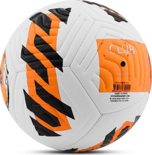Futbol Topu CLUB Sert Zemin Halı Saha Futbol Topu Hibrit Turuncu No:5