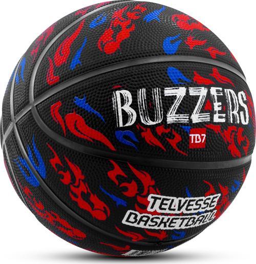 TB500 Buzzers Basketbol Topu Grafiti Kauçuk Dayanıklı Deep Channel Kabartmalı No:7
