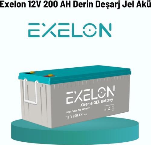 12V 200Ah Derin Deşarj Jel Akü