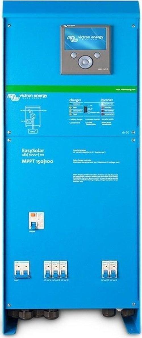 Easysolar 48/5000/70-100 Mppt 150/100 – Renkli Kontrol Panelli, Hepsi Bir Arada Güneş Enerjisi Çözümü