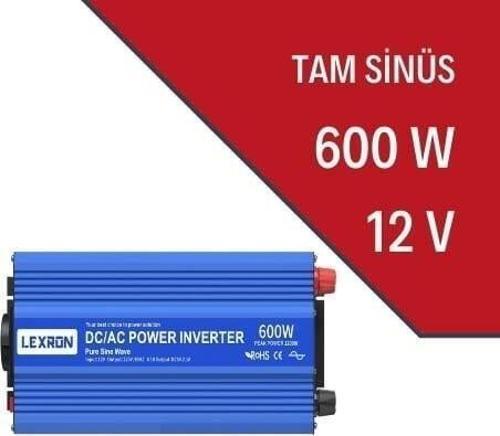 600W 12V Tam Sinüs İnverter
