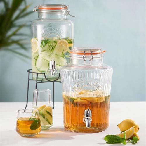 Klipsli  5 LT Yuvarlak İçecek Sebili & Standı