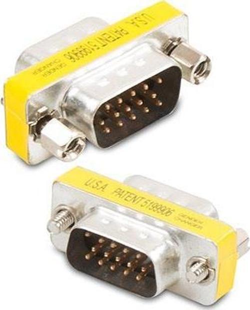 Vga Erkek - Erkek 15 Pin (M/M) Metal Çevirici