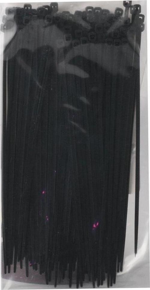 Plastik Cırt Kelepçe Kablo Bağı 100 Lü 100 x 2.5 MM Kablo Bağı Siyah
