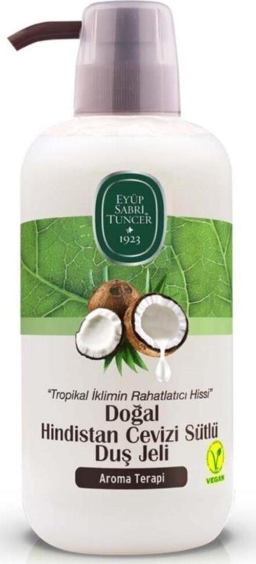 Doğal Hindistan Cevizi Sütlü Duş Jeli 600 Ml Basmalı Pet Şişe