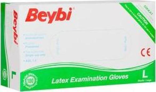 Lateks Pudralı (L) Large Beden Muayene Eldiven 100 Lü Paket