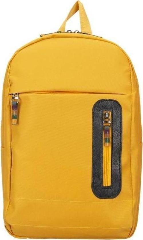 Castelo 15.6" Notebook Sırt Çantası Hardal Rengi