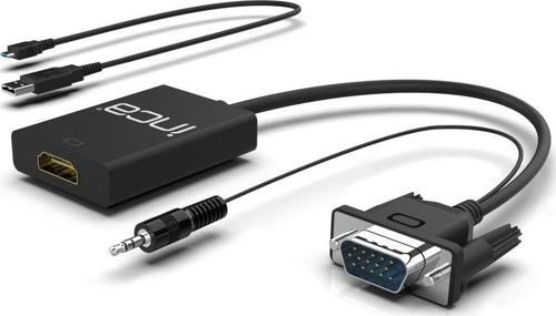 Vga To Hdmı Çevirici + Usb Adaptör + Ses Kablosu (HDMI Dişi VGA Erkek )