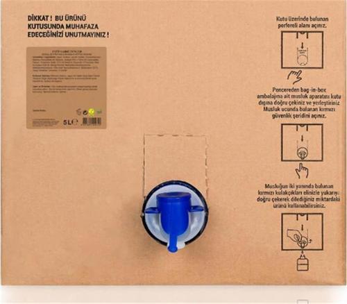 Zeytinyağlı Köpük Sabun 5 Litre Bag In Box Endüstriyel Zeytinyağlı Köpük Sabun