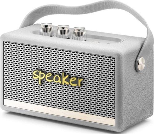Beyaz Bluetooth Nostalji Speaker168 x 103 x 72 MM Hoparlör