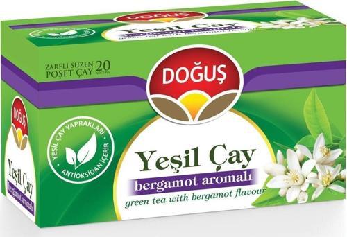Bergamot Yeşil Çay Süzen Poşet 20 Li
