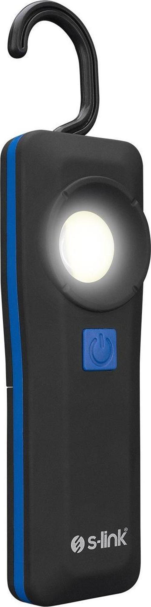 3W Cob Led 3xAAA 1.5V Pil Lensli Özel Tasarımlı Manyetik Tutuculu El Feneri
