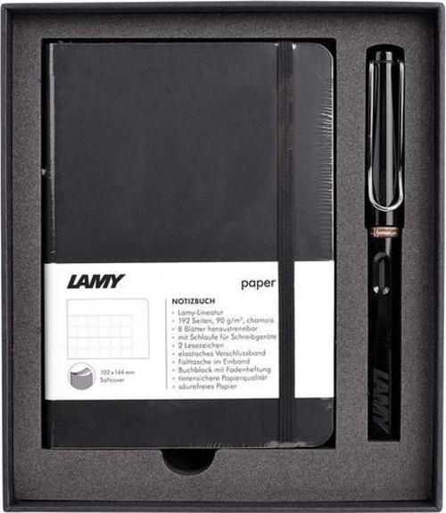 YUMUŞAK KAPAK A6 DEFTER VE DOLMA KALEM SETİ (SİYAH)