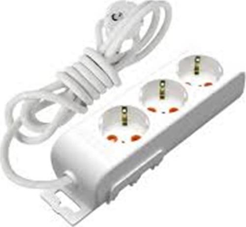 Ri-Tech 3lü Topraklı Grup Priz 2 Metre 3 Lü Uzatıcı Priz