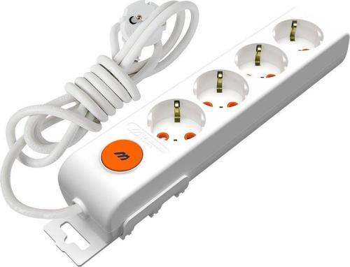 Ri-Tech 4 Lü Topraklı Grup Priz 5 Metre Çocuk Korumalı 4 Lü Uzatıcı