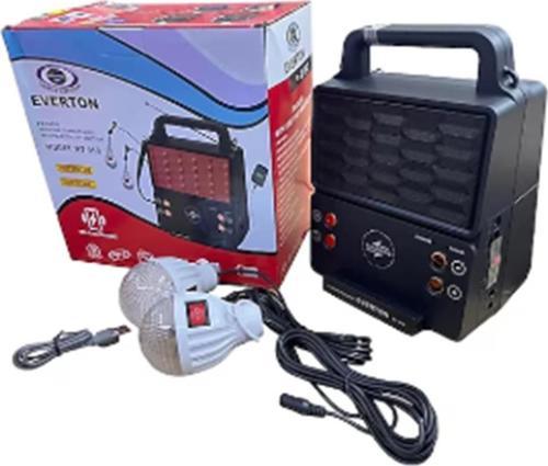 Usb-Tf Card -Mp3-Bluetooth-Mp3Güneş Enerjili Işıklı Radyo 2 Ampul Set