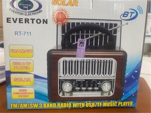 Usb-Tf-Am-Fm-Sw-Tws-Usb Güneş Eenerjili  Nostaljik Radyo