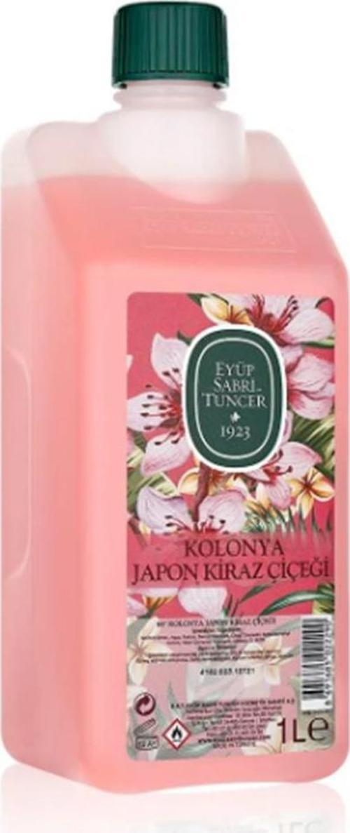 1 Litre Japon Kiraz Çiçeği Kolonyası Kilit Kapaklı