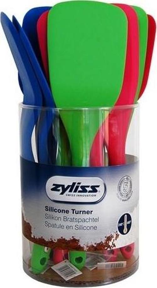 E71625 Silikon Kıvrık Spatula (Stand 12 Adet)