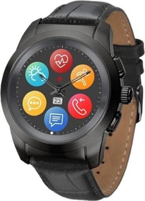 Zetime Hibrid Saat Petite Siyah Deri Kordon