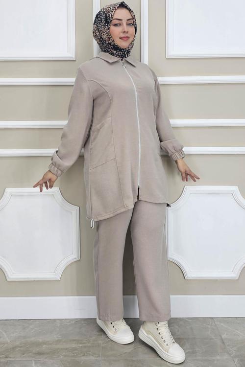 KADIN FERMUARLI TESETTÜR TAKIM