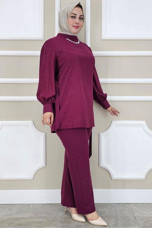 KADIN DANTEL DETAYLI TESETTÜR TAKIM