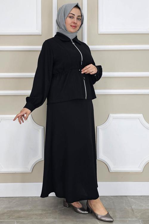 KADIN FERMUARLI BAĞCIKLI TESETTÜR TAKIM