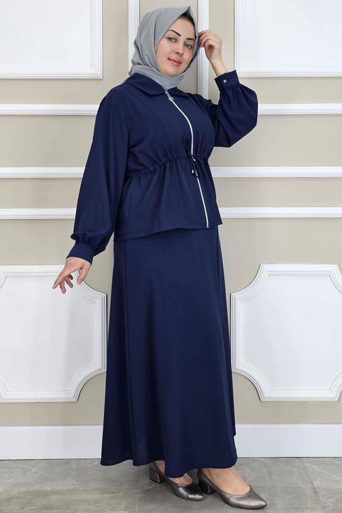 KADIN FERMUARLI BAĞCIKLI TESETTÜR TAKIM