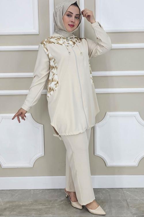 KADIN KOMBİN DETAYLI TESETTÜR TAKIM