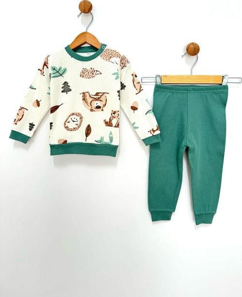 Anne Bebe Penye Pijama Takımı