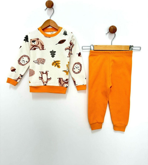 Anne Bebe Penye Pijama Takımı