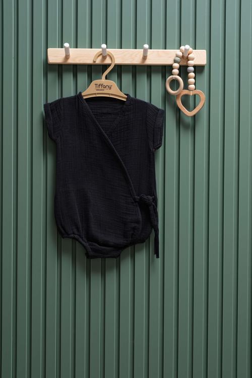 Unisex Müslin Kruvaze Badi  0-12 Ay %100 Pamuk