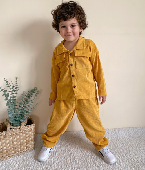 Fitilli Unisex İkili Ceketli Takım