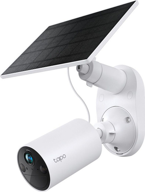 Tc82 Kıt 2K Renkligece Görüşü Şarj Edilebilir Ip65 110° Açılı Güneş Enerjili Güvenlik Kamerası Kiti