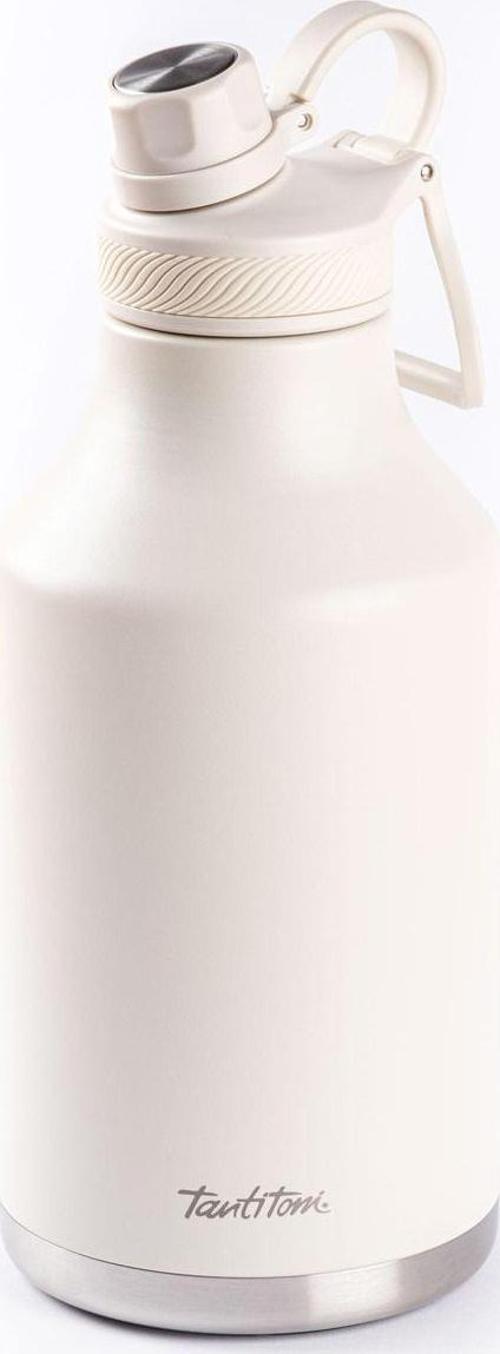 012-01-BEYAZ 2 KAPAKLI ÇİFT KATMANLI TERMOS 1.9L