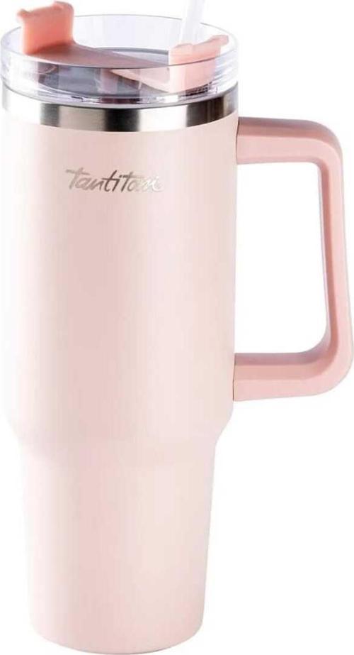 Move Pembe Paslanmaz Çeli?k Pi?petli? Termos Bardak 1.2l