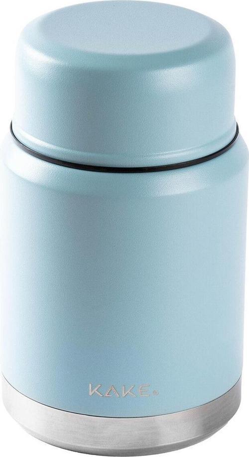 KAKE MAVİ PASLANMAZ ÇELİK KAŞIKLI YEMEK TERMOSU 500ML